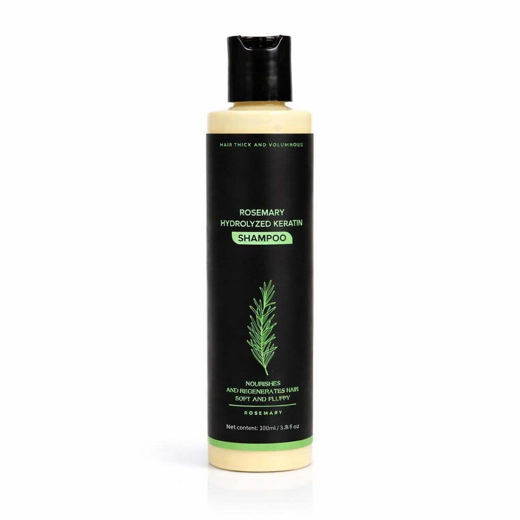 Rosemary Keratin Shampoo 100ml for Soft, Full-Looking Hair