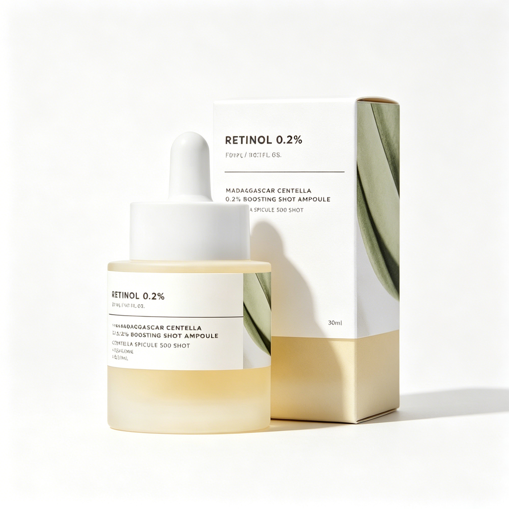 Retinol 0.2% Night Serum with Centella for Texture & Fine Lines, 30ml