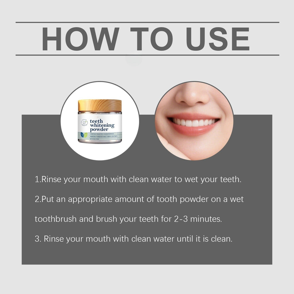 Hydroxyapatite Mint Tooth Powder for Daily Oral Care, 50g