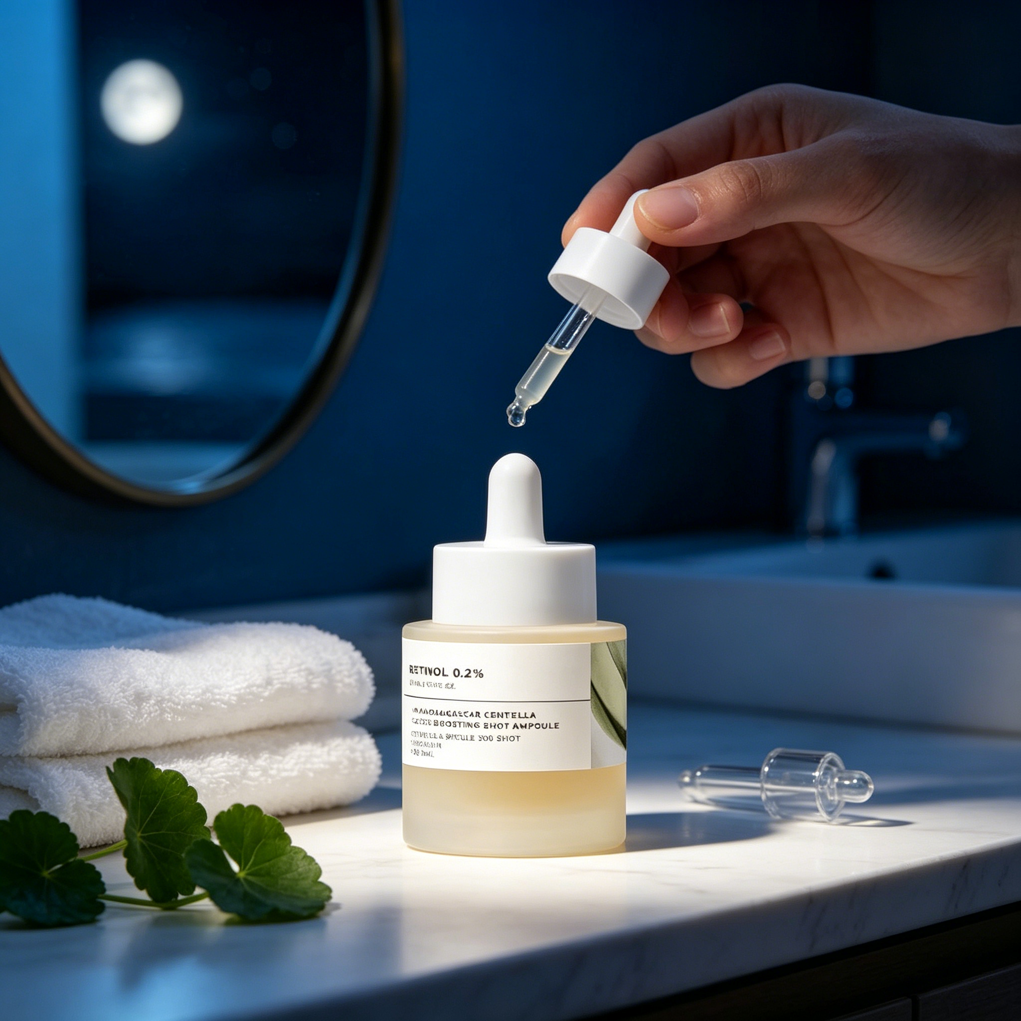 Retinol 0.2% Night Serum with Centella for Texture & Fine Lines, 30ml