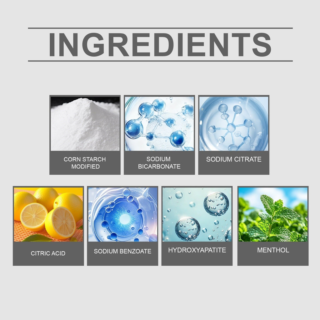 Hydroxyapatite Mint Tooth Powder for Daily Oral Care, 50g