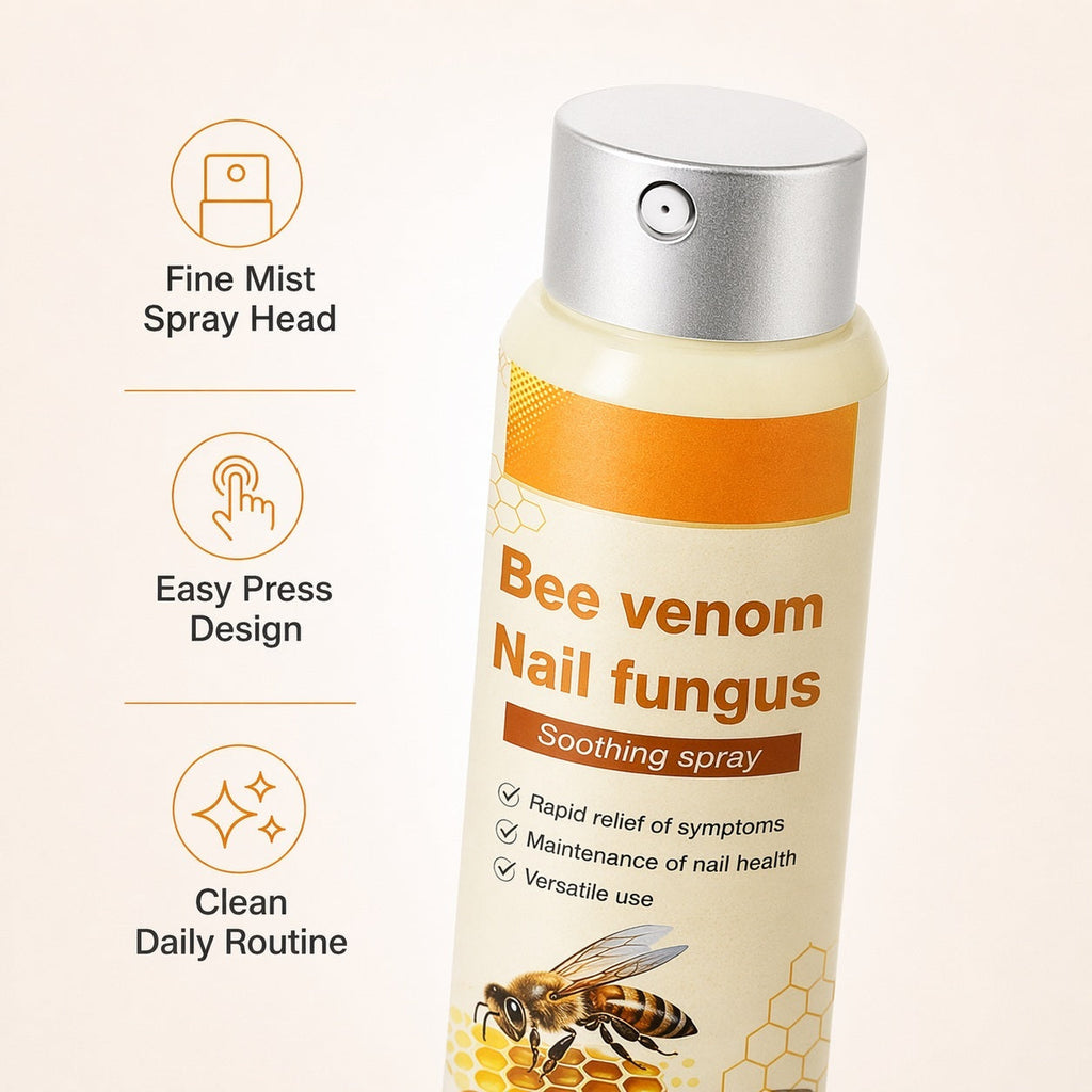 Bee Venom Nail Fungus Appearance Care Spray for Rough Yellow Toenails, 20ml