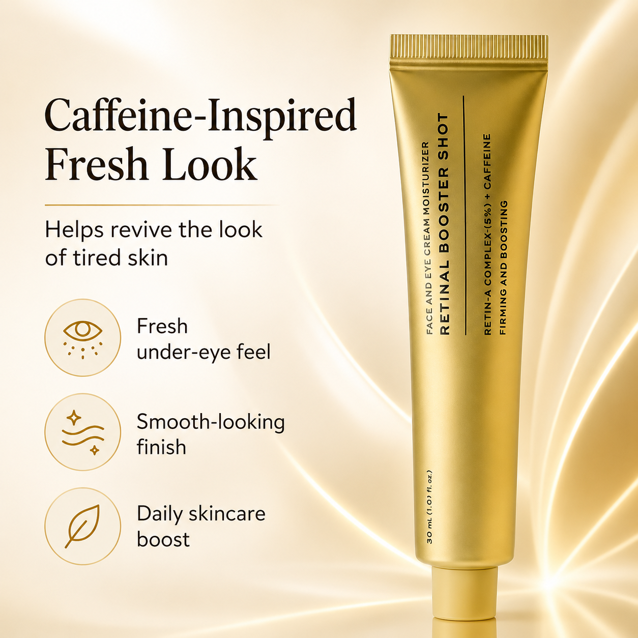 Retinal Facial Serum 30 ml for Fine Lines & Night Routine