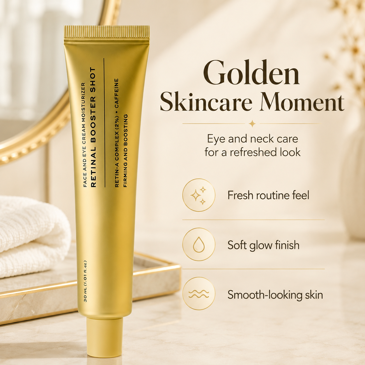 Retinal Facial Serum 30 ml for Fine Lines & Night Routine