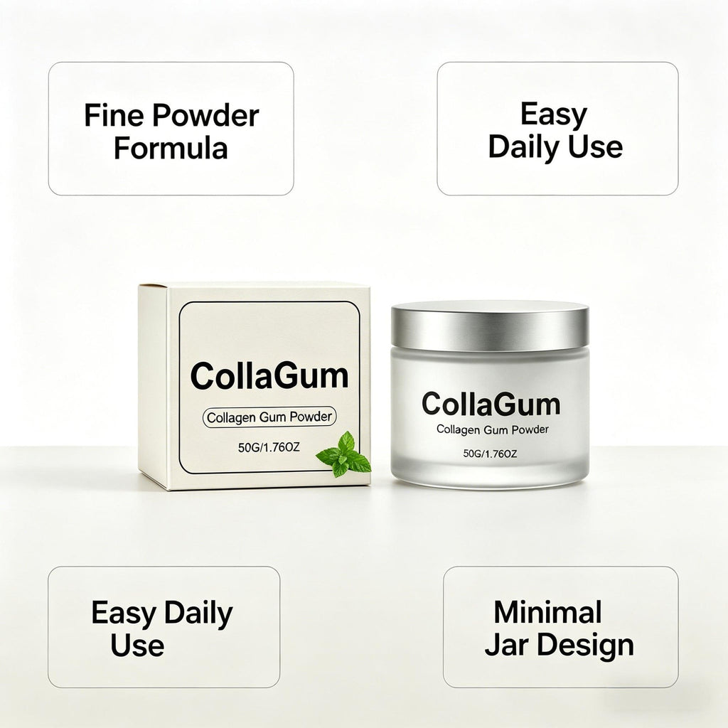 CollaGum Collagen Tooth Powder for Daily Oral Care, 50g