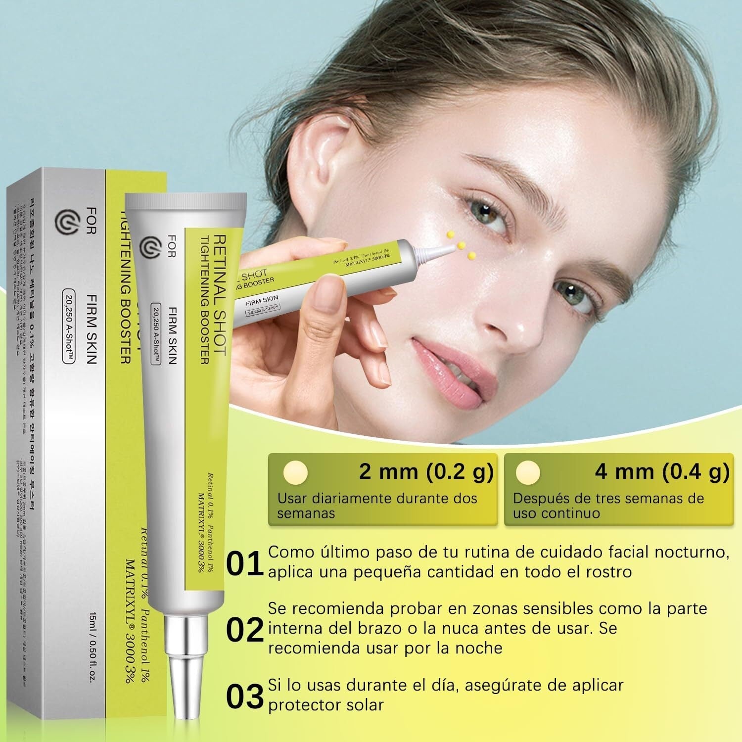 Retinol Facial Serum 15g for Fine Lines & Firm-Looking Skin